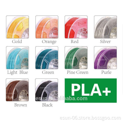 eSUN 1.75mm 3mm PLA+ filament for 3D printer